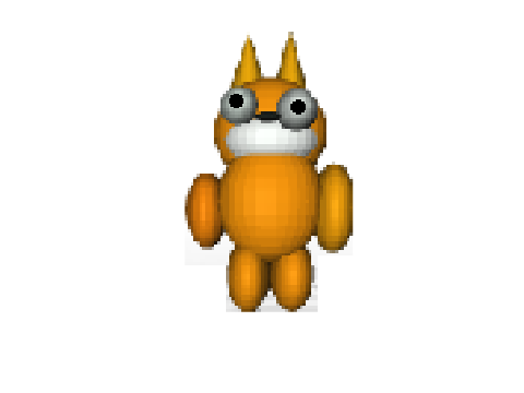 3D scratch cat says something...