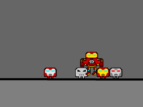 Iron Man Mushroom Sprites
