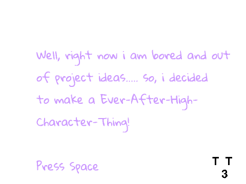 Ever After High Character-Thing...I dunno =/
