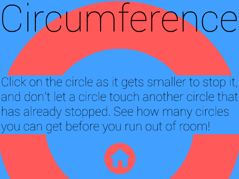Circumference (highscore displayed in info)