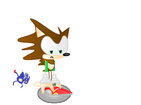 Add yourself getting distracted by Sanic
