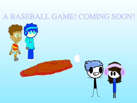 A baseball game! Trailer!