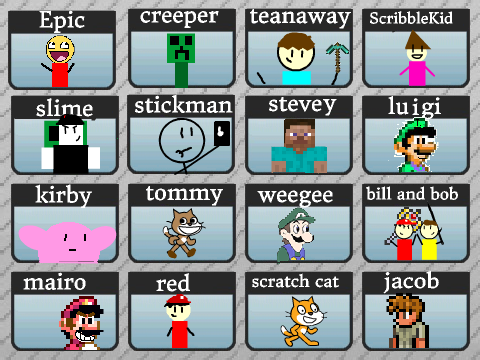 meh SSB roster (WIP)