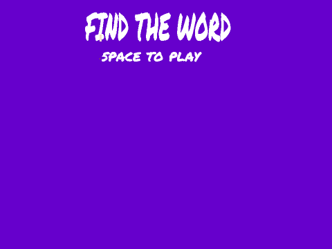 - Find The Word -