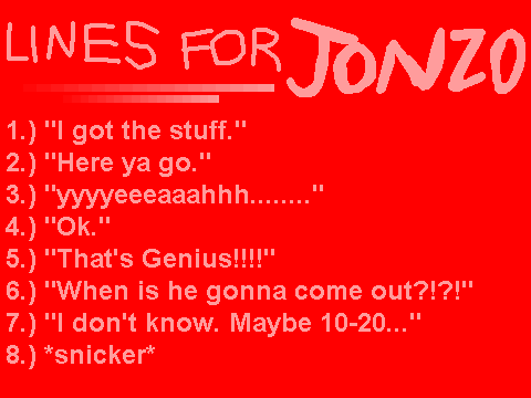 Lines for Jonzo
