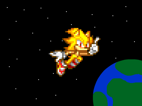Some super sonic pixel art