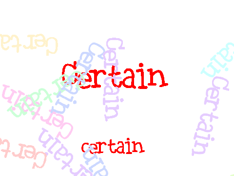 certain project