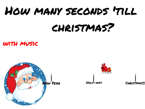 Seconds 'Till Christmas remix