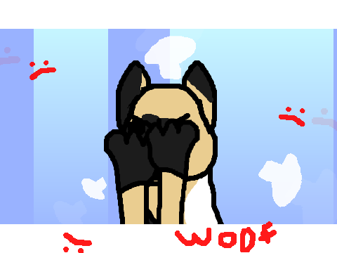angry dog dancing :0