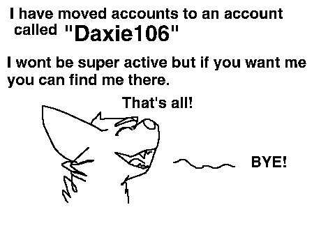 I'm back and moving accounts
