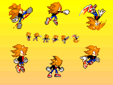 more sprites for ss45gogeta3