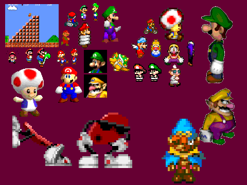 mario sprites