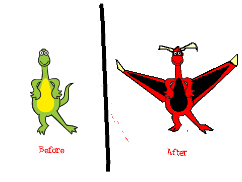 Scratch dino turned into Scratch Dragon!