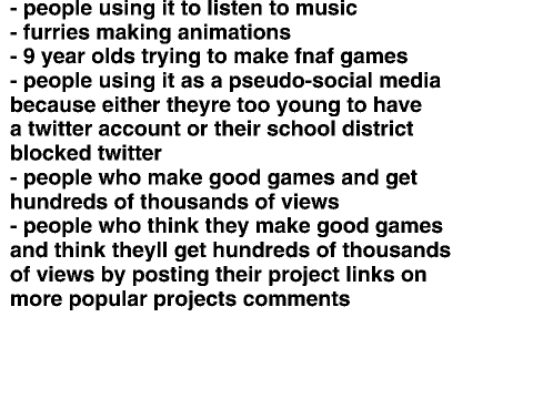 The Demographics Of Scratch