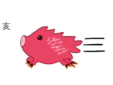 イノシシのイラコン