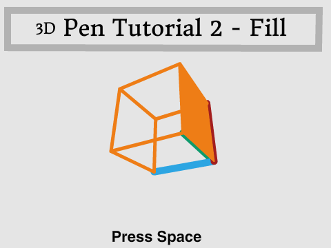 3D Pen Tutorial 2 - Fill