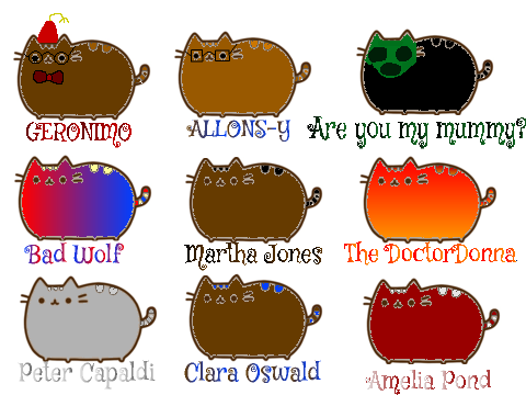 Doctor Who Pusheens!!!