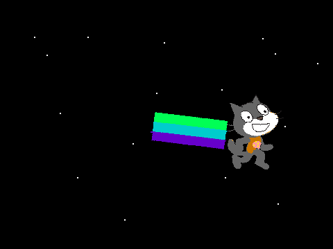 Nyan Scratch Cat (Just wait for music)