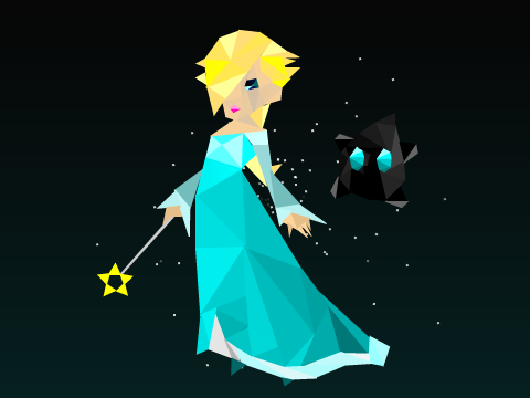 Polyart Rosalina Speedpaint