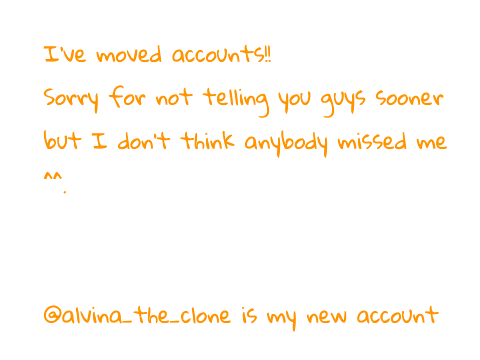 Moved Accounts!!