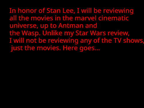 MCU reviewed (spoilers)