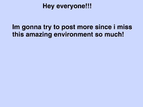 Im back and im not leaving ( hopefully)