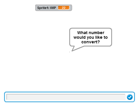 Shortest Base Converter On Scratch