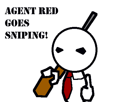 Agent Red goes sniping