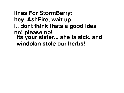 Stormberry Audition
