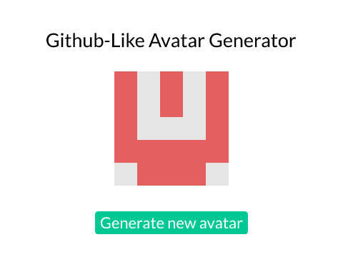 Github-Like Avatar Generator