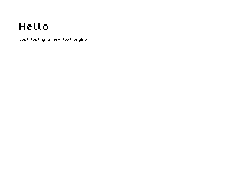 Text Engine Test