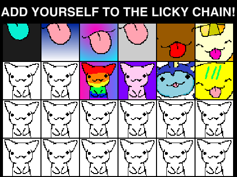 Add Yourself to the Licky Chain! YAY 