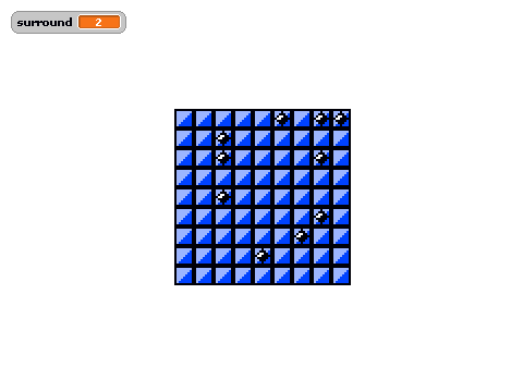 Minesweeper Mine Gen and Surrounding Mines