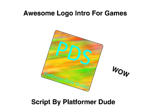 New Game Intro. (Use code for your own LOGO!)