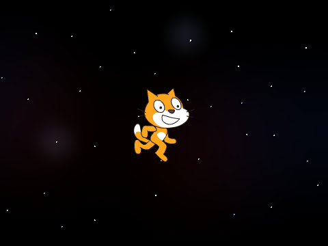 Random cat running in space..?