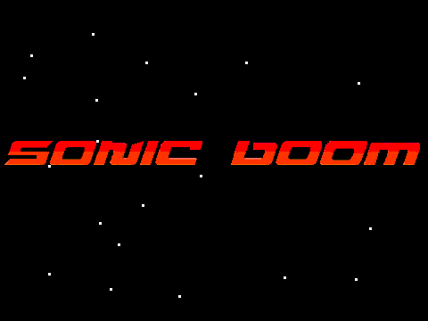 sonic boom