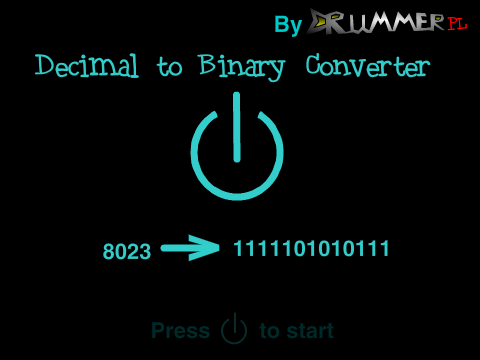 Decimal to Binary Converter