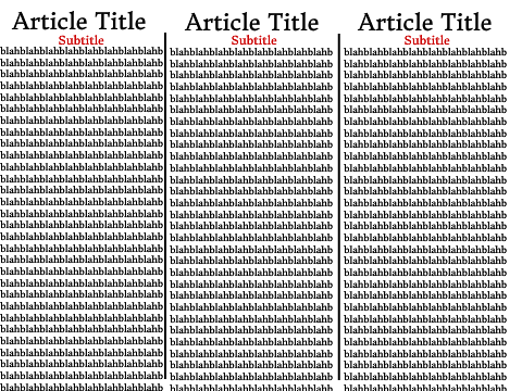 Formatting Guide and Template