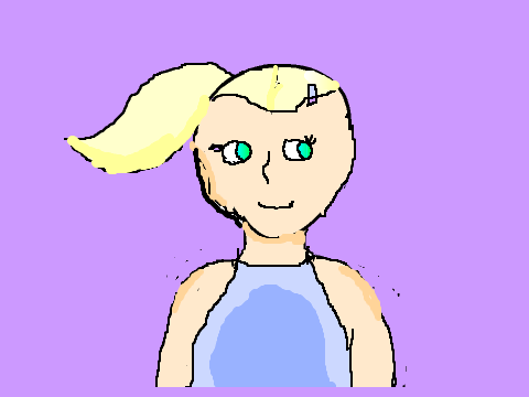 *Attempt* at drawing a girl (parallax)