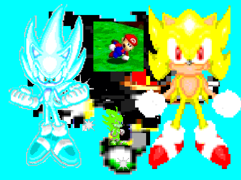 Random sonic sprites