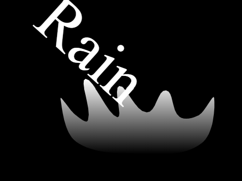 Rain simulation