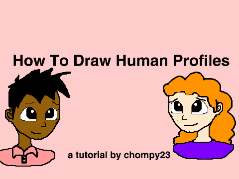 How to Draw Human Profiles - a tutorial by chompy23