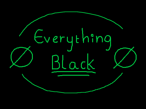⌠⍉⌡Everything Black ⌠⍉⌡
