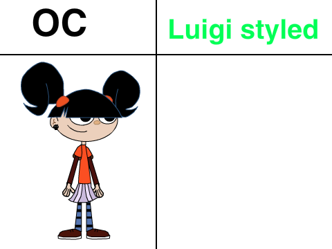 Gretchen Dressed up as Luigi