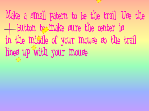 How to Make Mouse Trails  