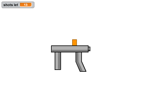 an SMG drawn in vector (actually shotting! wowie!)