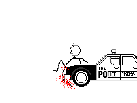 Series of unfortunate stickman events