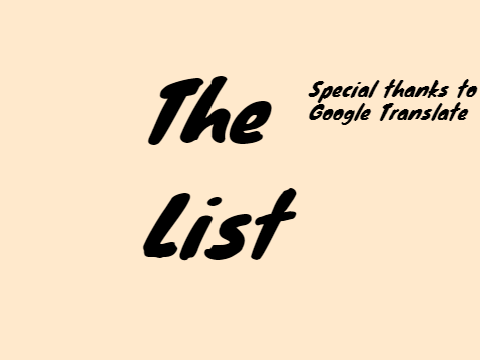 The List