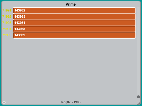 Cloud prime numbers