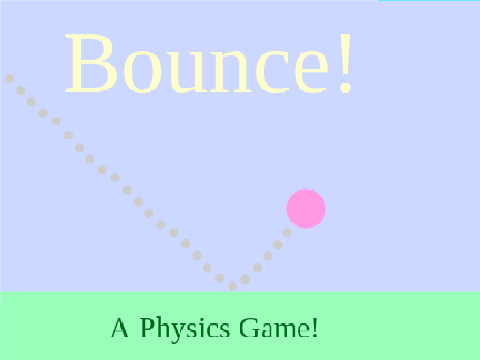 Bounce!-A Physics Game